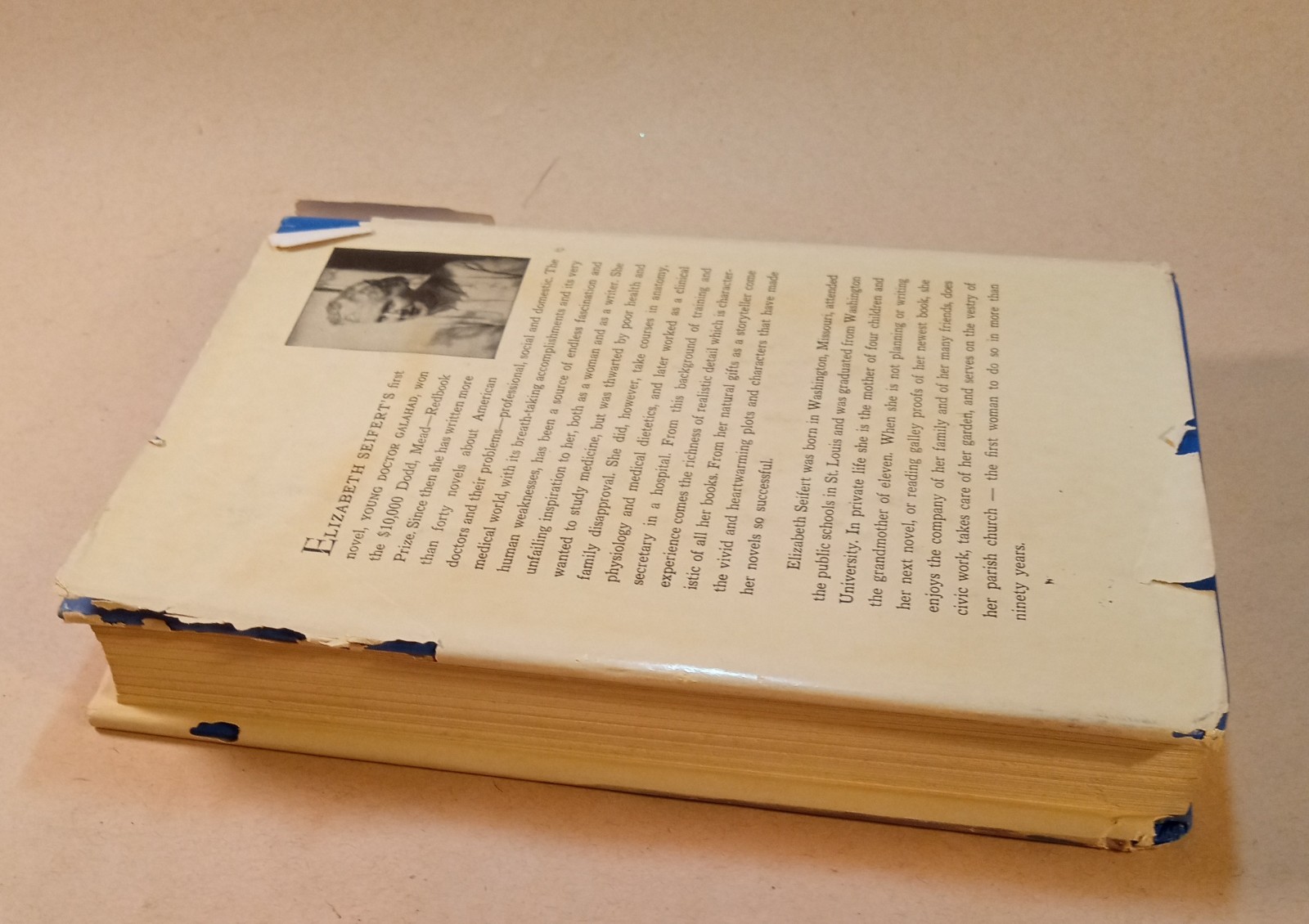 “Legacy For A Doctor” Novel. Vgt 1963. Elizabeth Seifert. 272 Pages. Sad Dust…