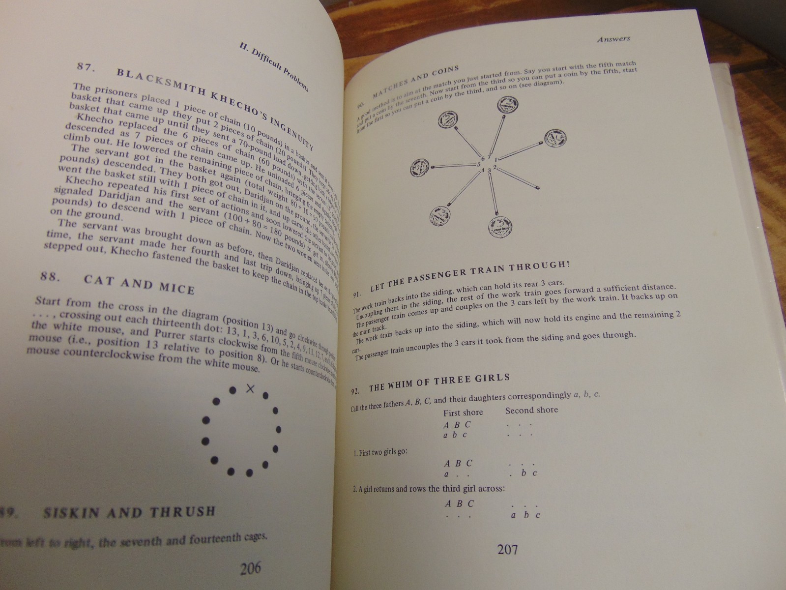 The Moscow Puzzles: 359 Mathematical Recreations By Boris Kordemsky 1972 HC