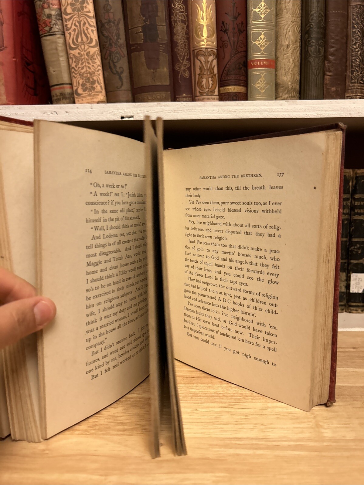 Samantha Among Brethren by Josiah Allen’s Wife Marietta Holley 1892 HC VTG