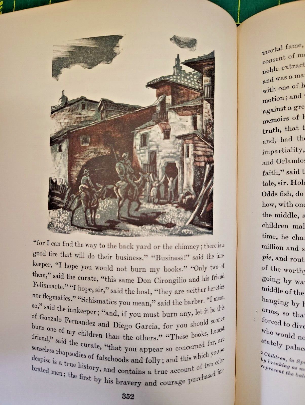 Don Quixote de La Mancha Random House 1941 Illustrated by Hans Alexander Mueller
