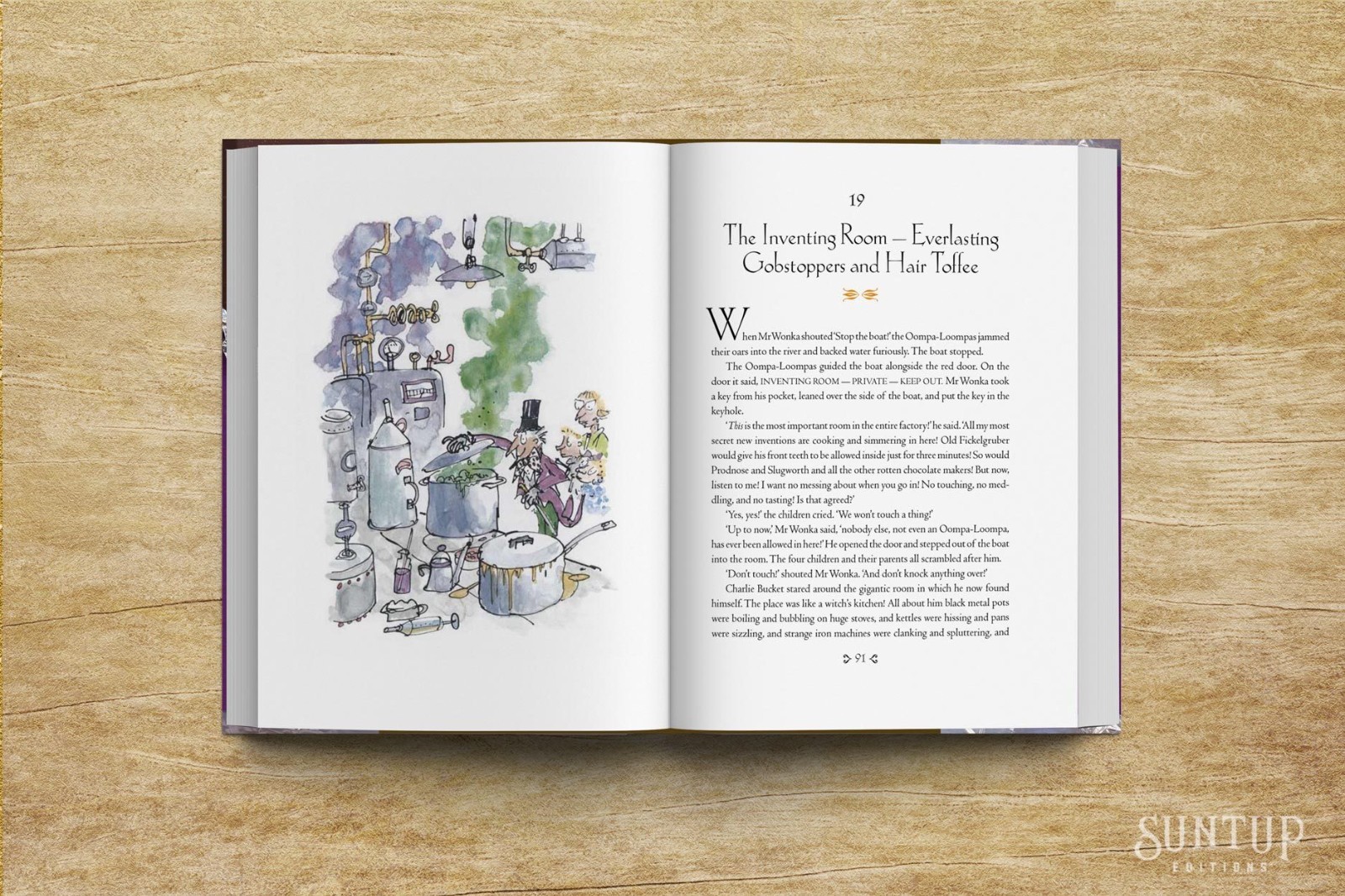Roald Dahl / Charlie and the Chocolate Factory / Limited Suntup Artist Edition