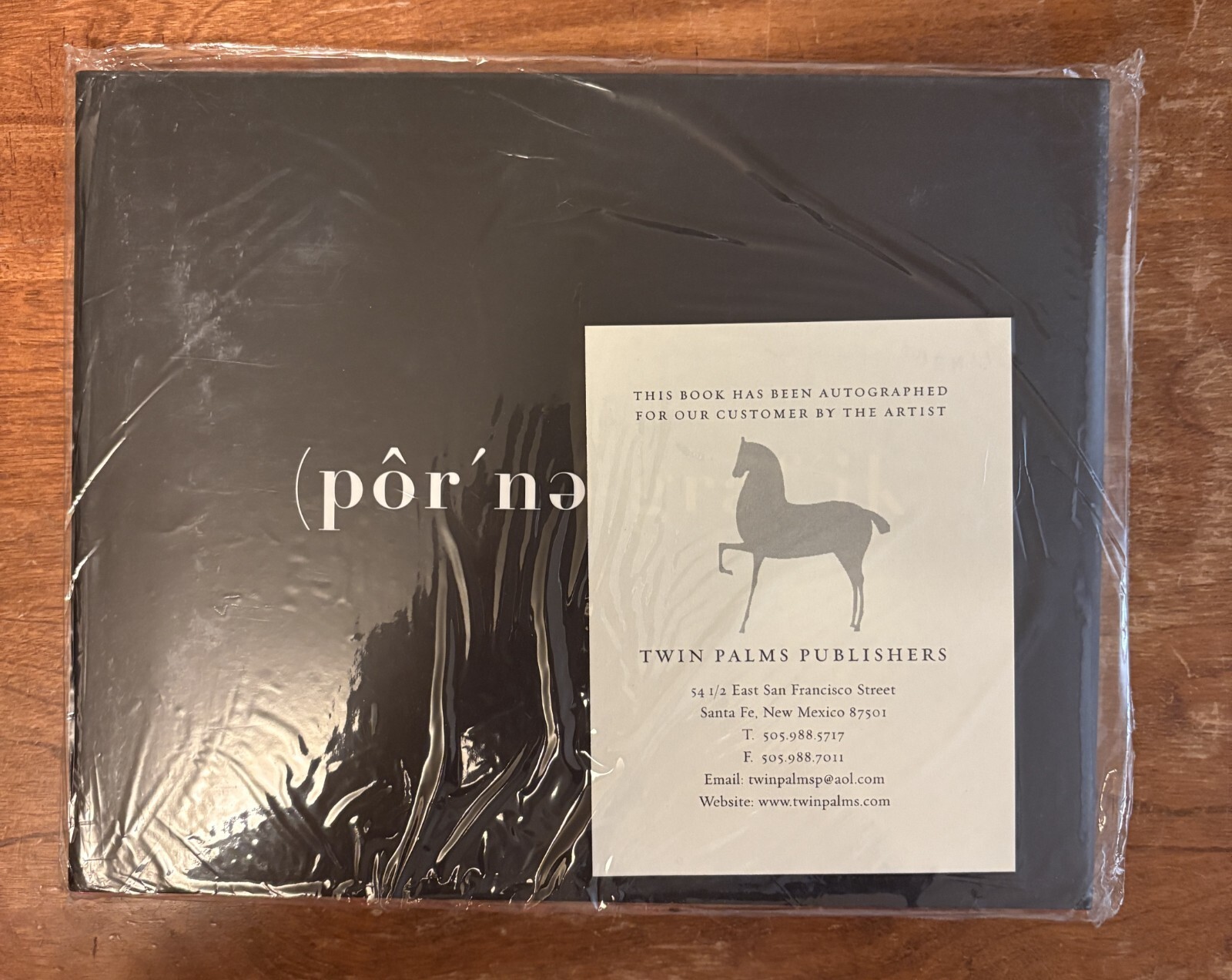 Pornegrafik Ken Probst HC 1998 Photography SIGNED Unopened