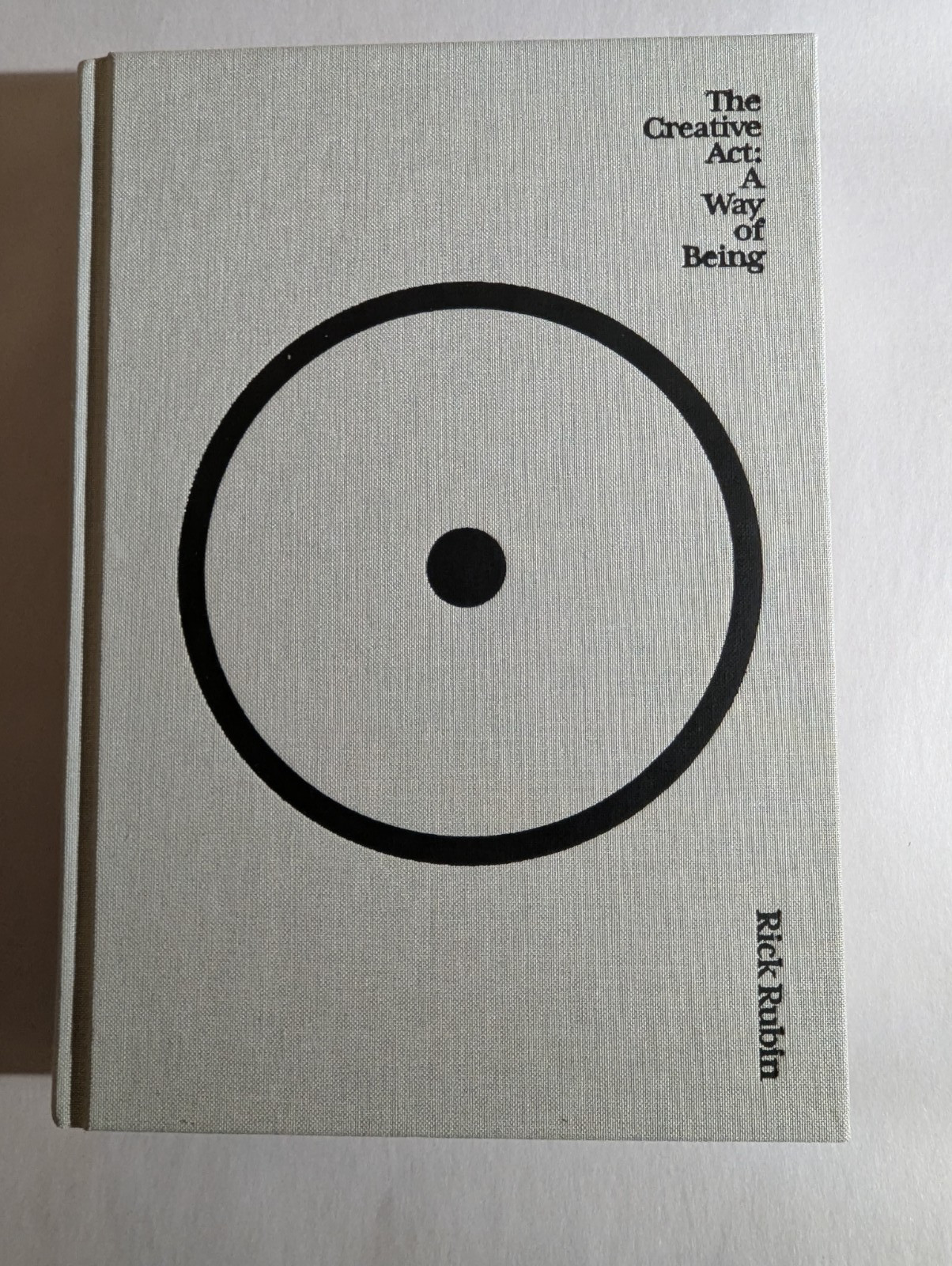 Creative Act : A Way of Being by Rick Rubin (2023, Hardcover) No DJ