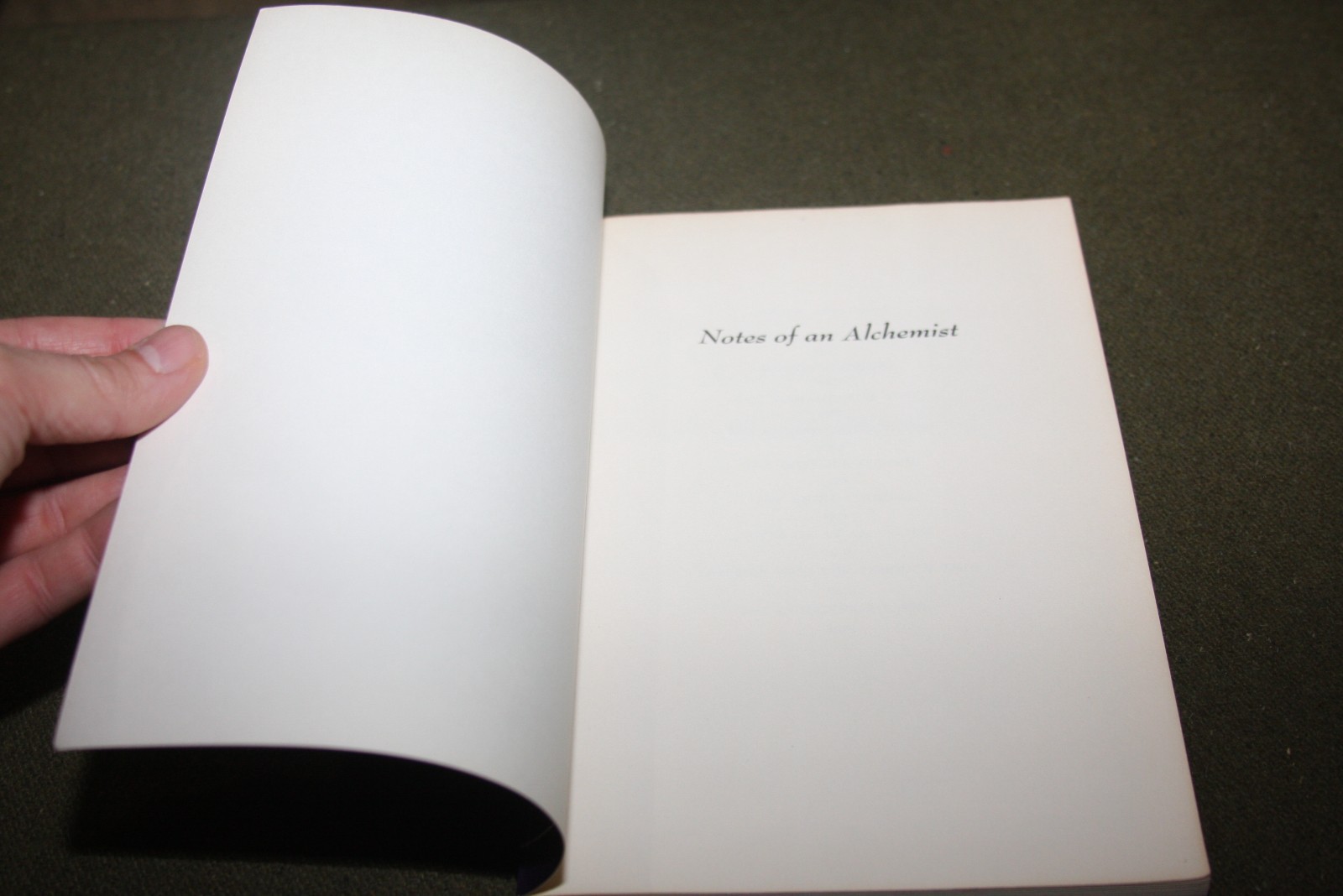 Notes of an Alchemist: Poems by Loren Eiseley 1972 TPB 5th Print Scribner