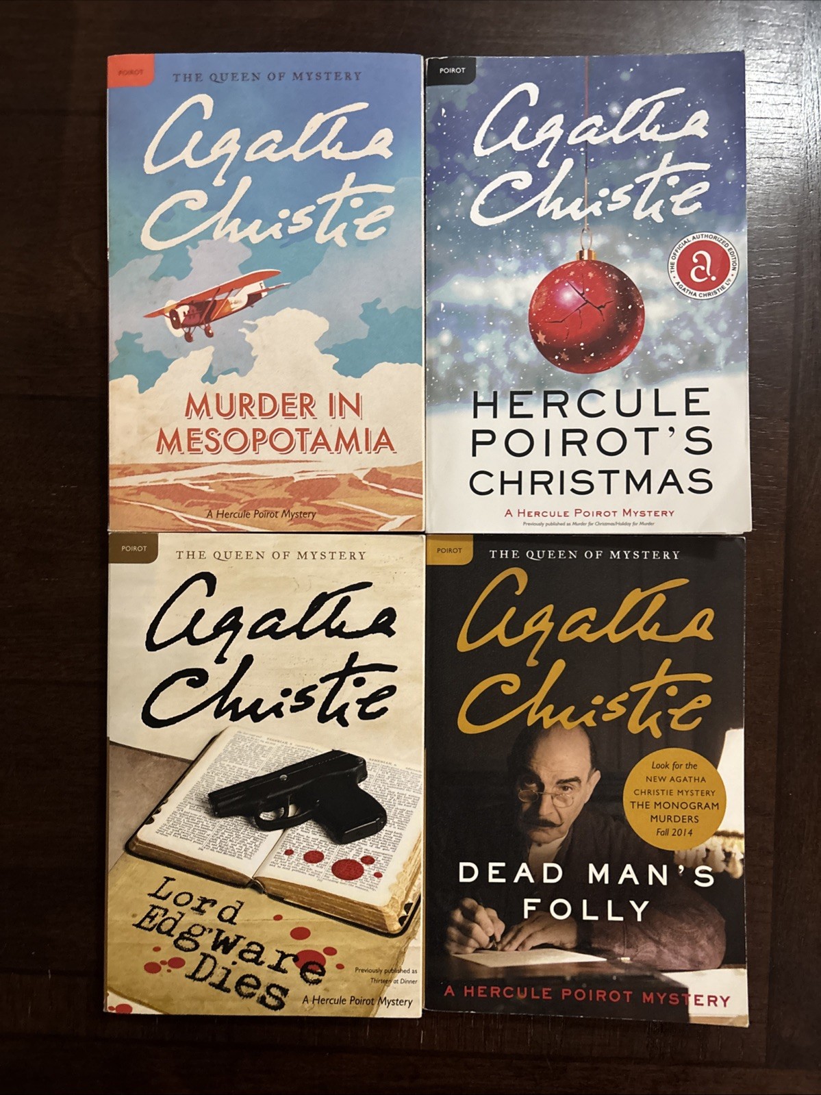 Lot 25 Agatha Christie Trade Paperbacks William Morrow Reprints Hercule Poirot