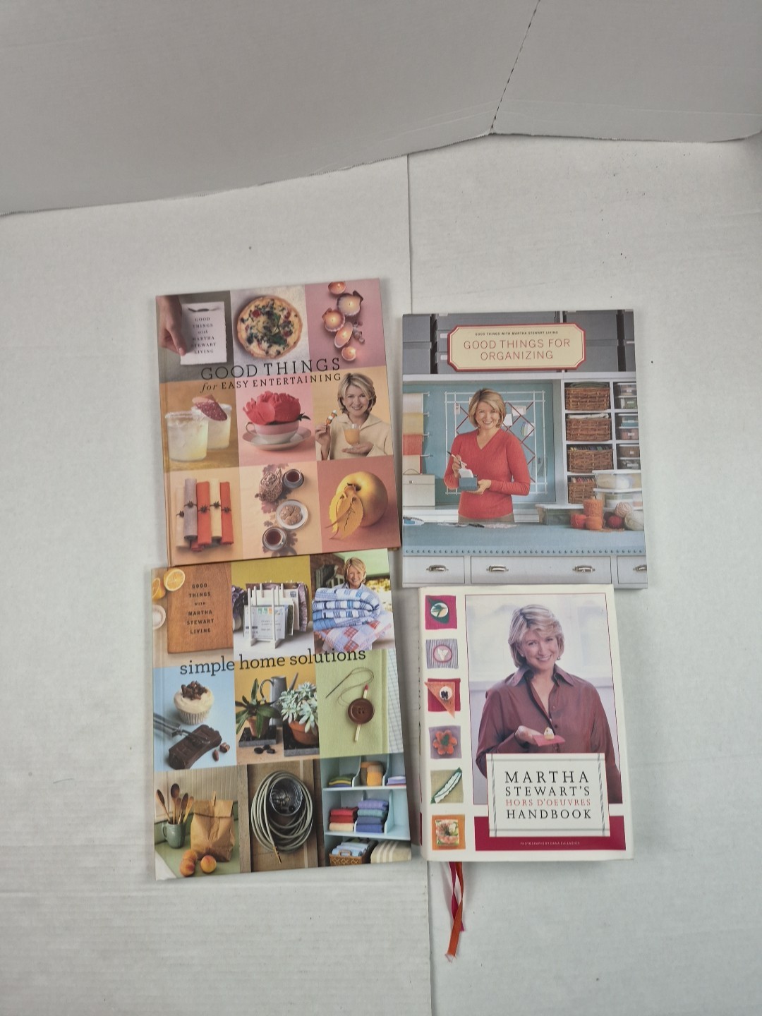 Vintage Martha Stewart Book Lot Hardcover Good Things For Organizing Home Used