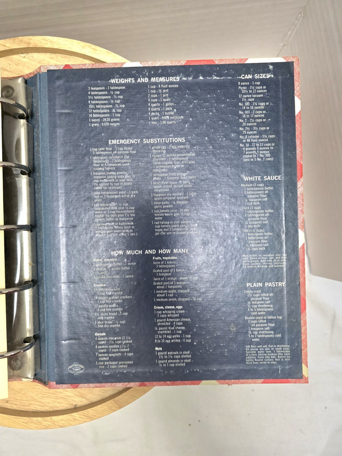 Better Homes And Gardens New Cook Book: Five -5- Ring Binder – 1968 Edition