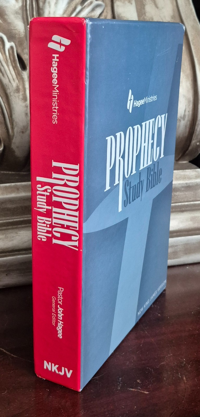 PROPHECY STUDY BIBLE : John Hagee Ministries (NKJV, Black Bonded Leather, NEW)