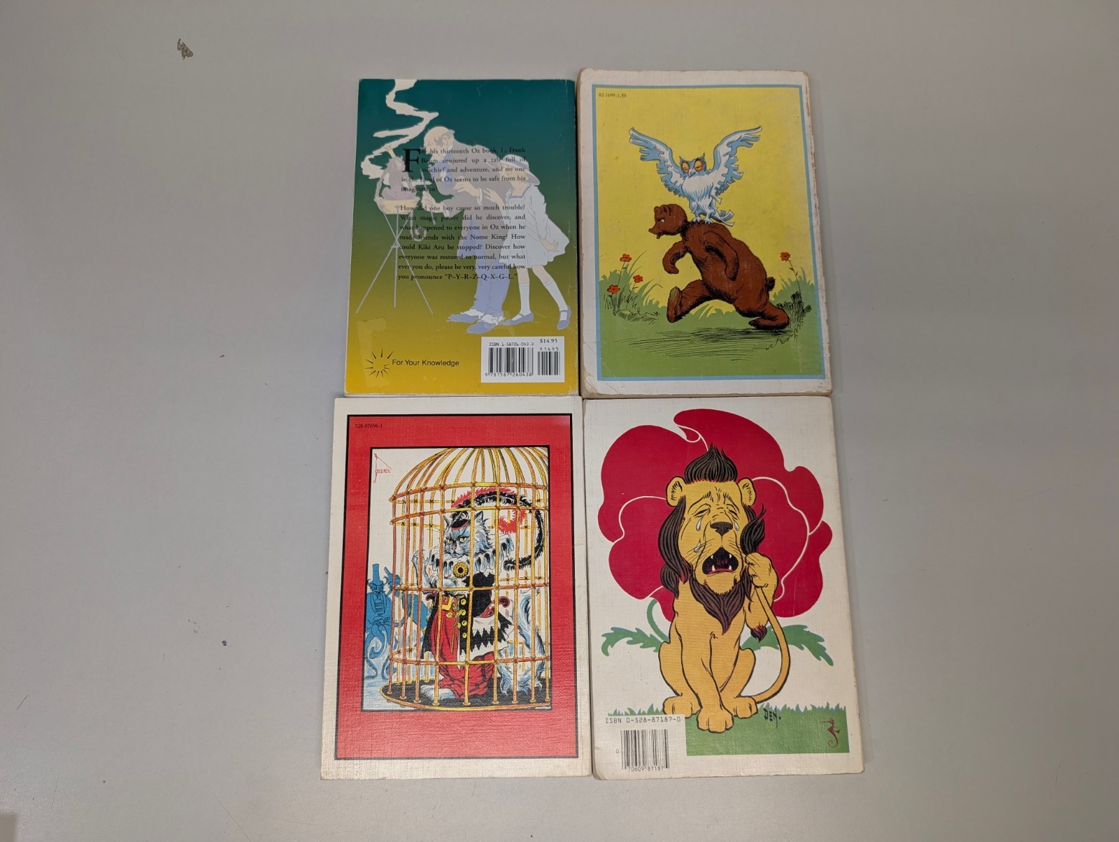 Oz Paperback Book Lot of 16 by L. Frank Baum