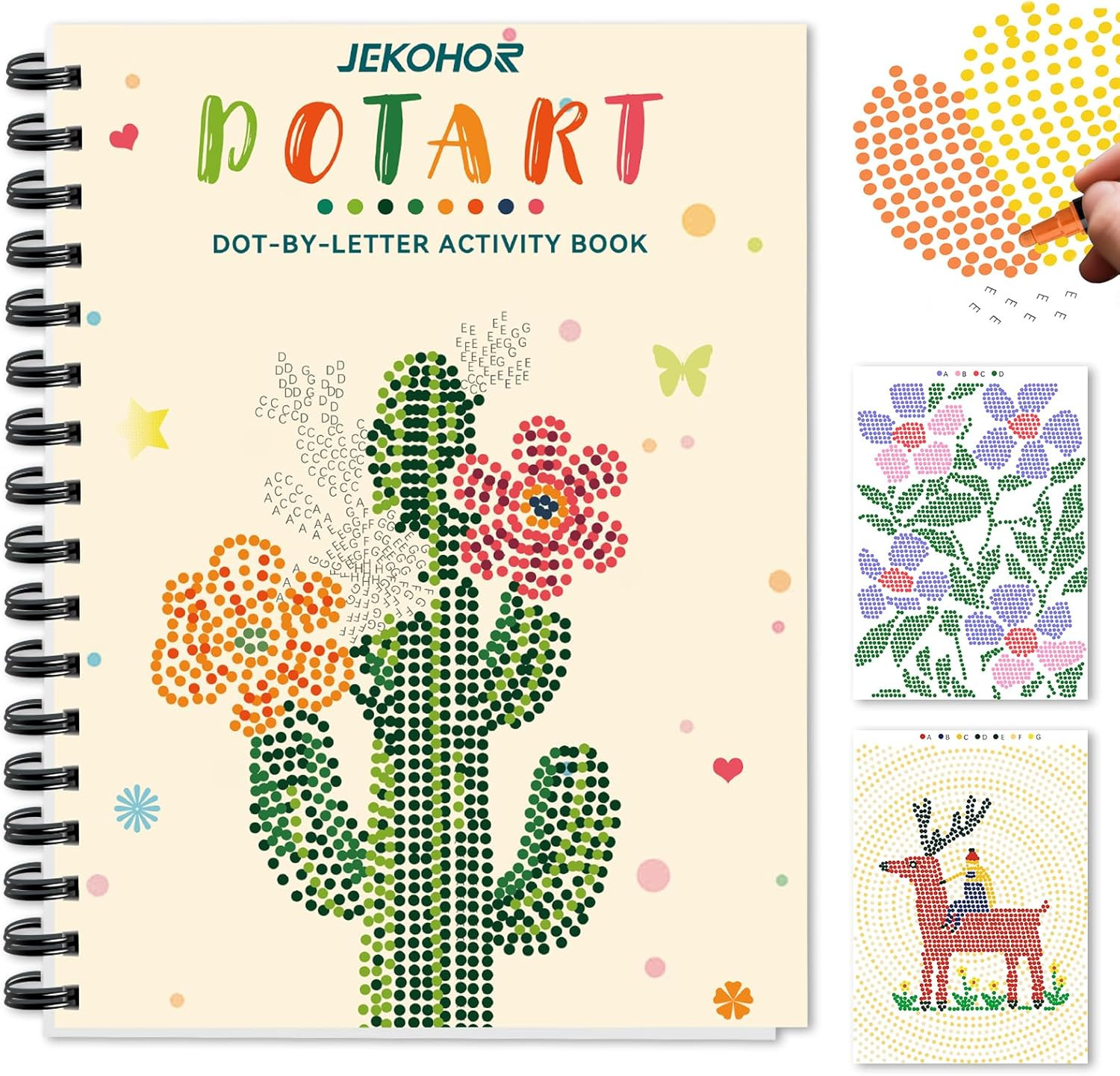 Dot Art for Adults-Coloring Book with 30 Patterns for Relaxation and Stress Reli