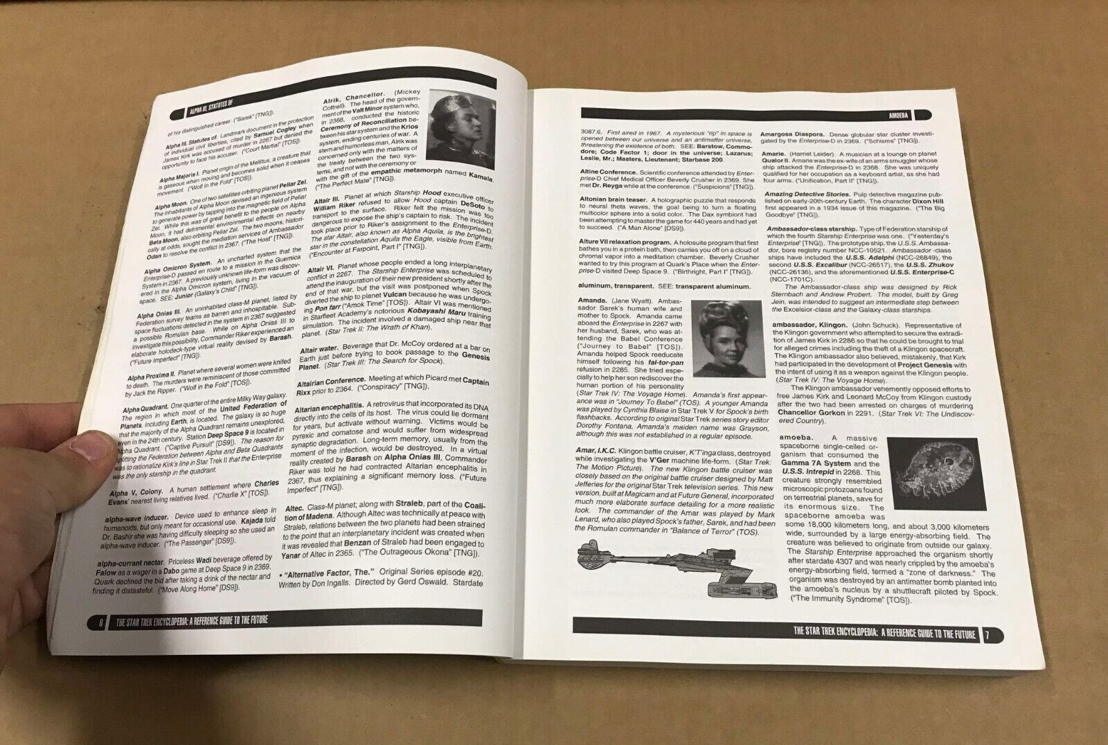 The Star Trek Encyclopedia by Michael Okuda,Denise Okuda,Debbie Mirek- 396 Pages