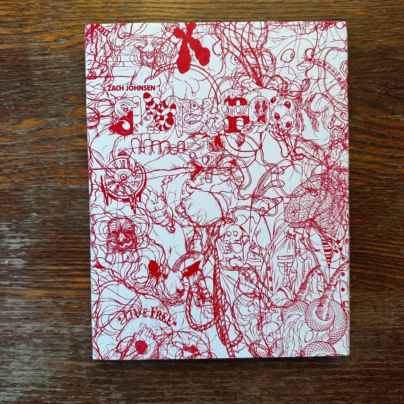 Zach Johnsen Sketchbook 2015 LTD to 1000 1st Ed Drawing Art Hardcover VG