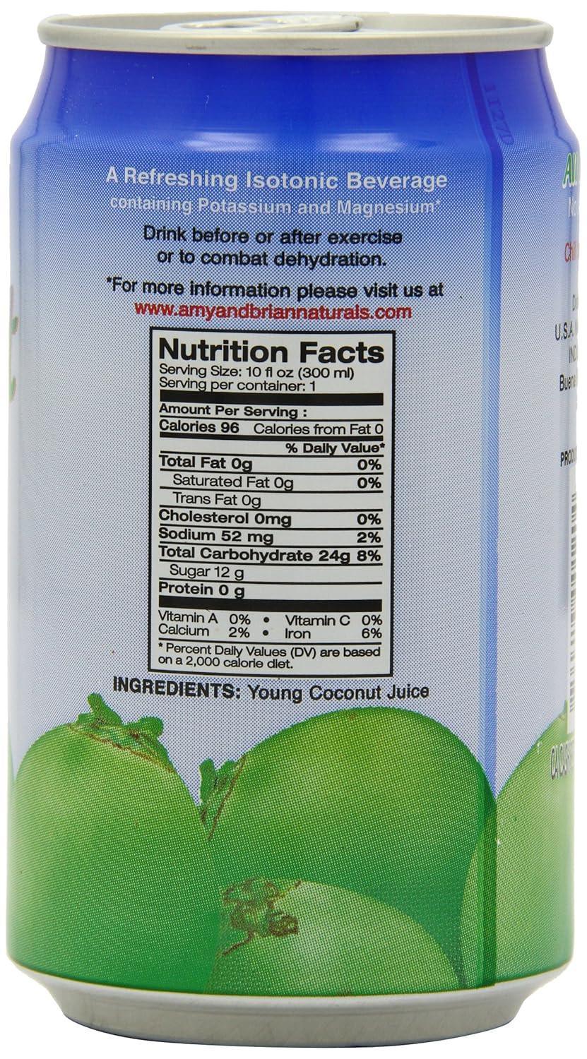 Coconut Water Original, 10 Fl Oz (Pack of 24)