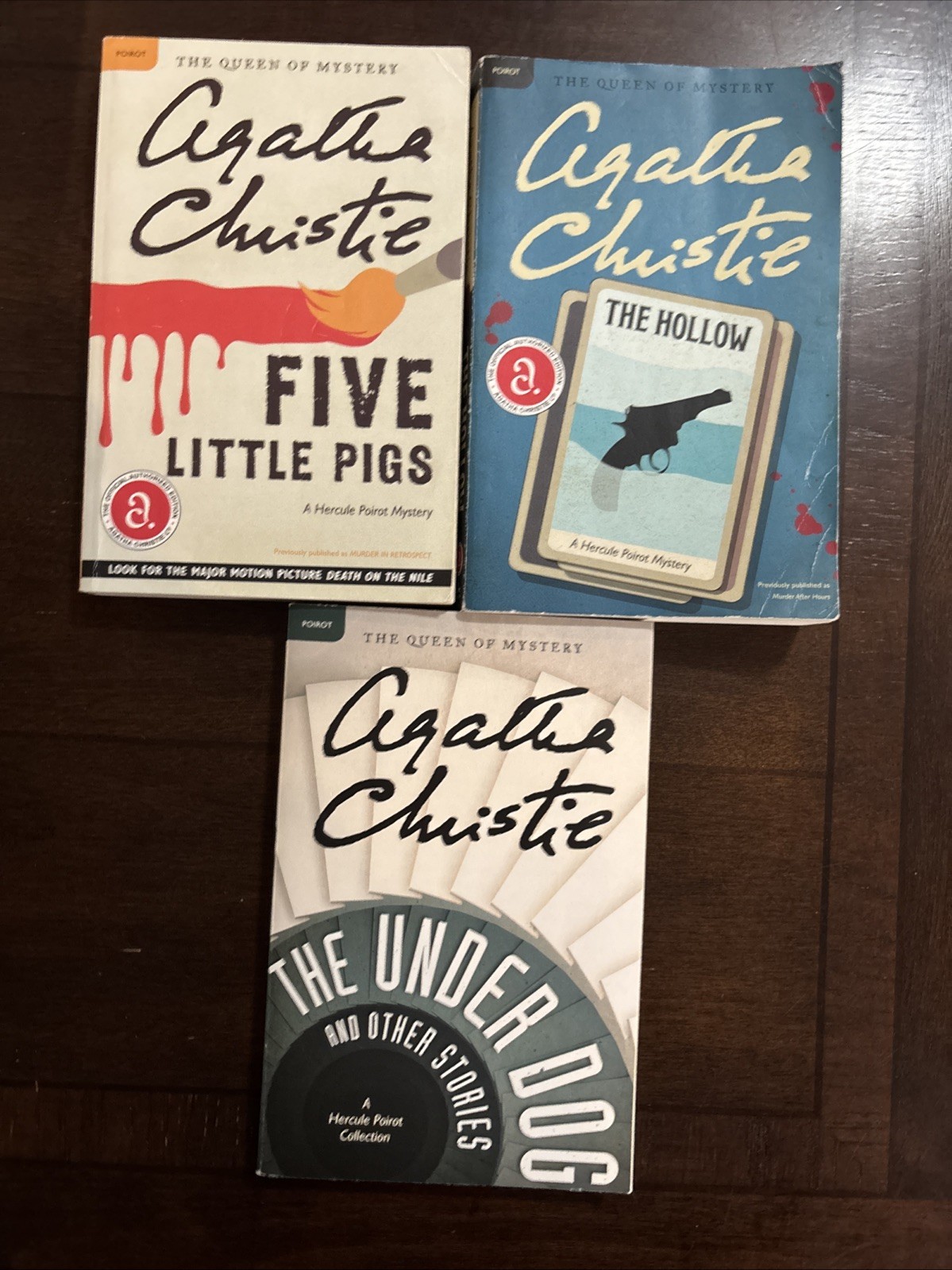 Lot 25 Agatha Christie Trade Paperbacks William Morrow Reprints Hercule Poirot