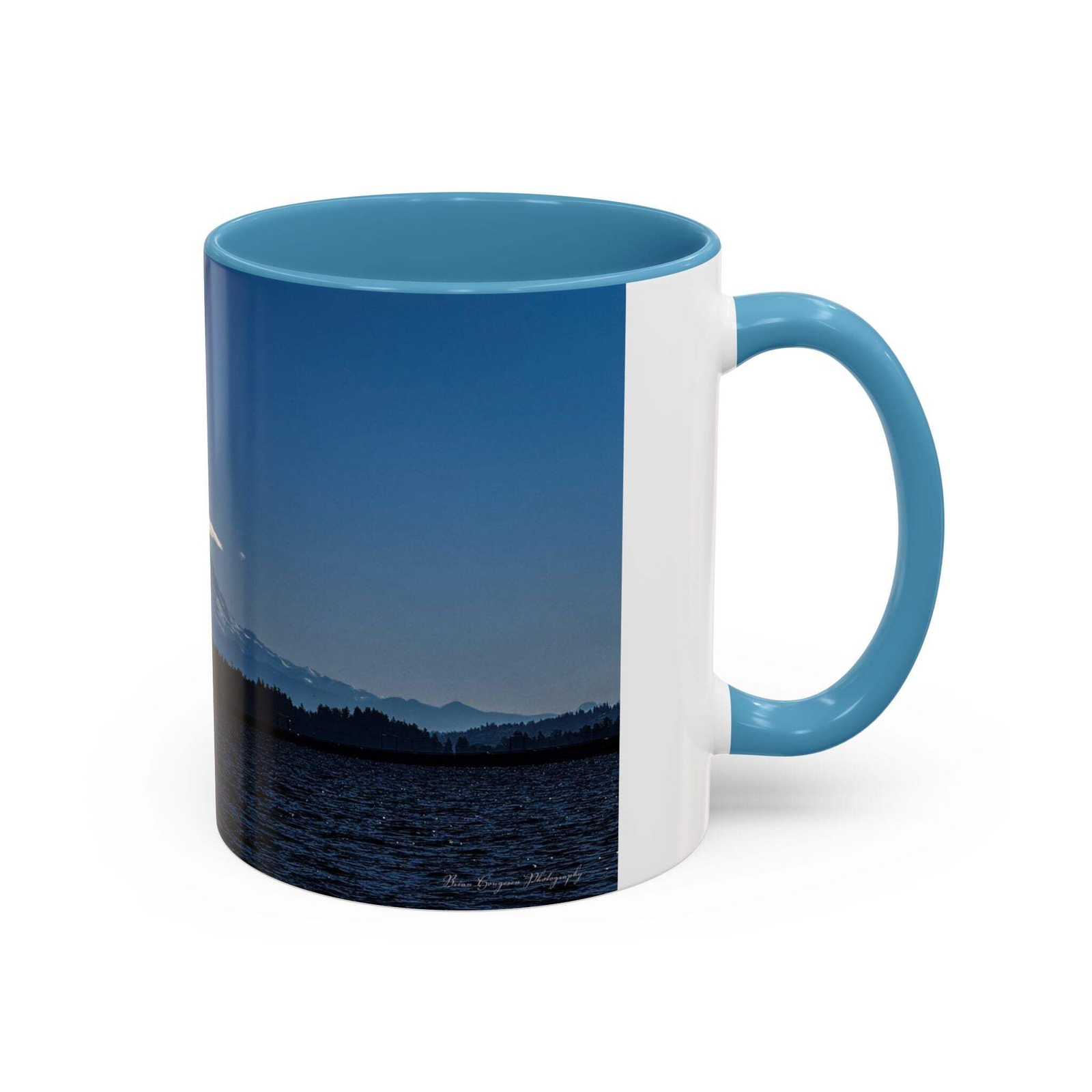 Scenic Mountain Accent Coffee Mug – 11oz & 15oz – Perfect Gift for Nature Lovers