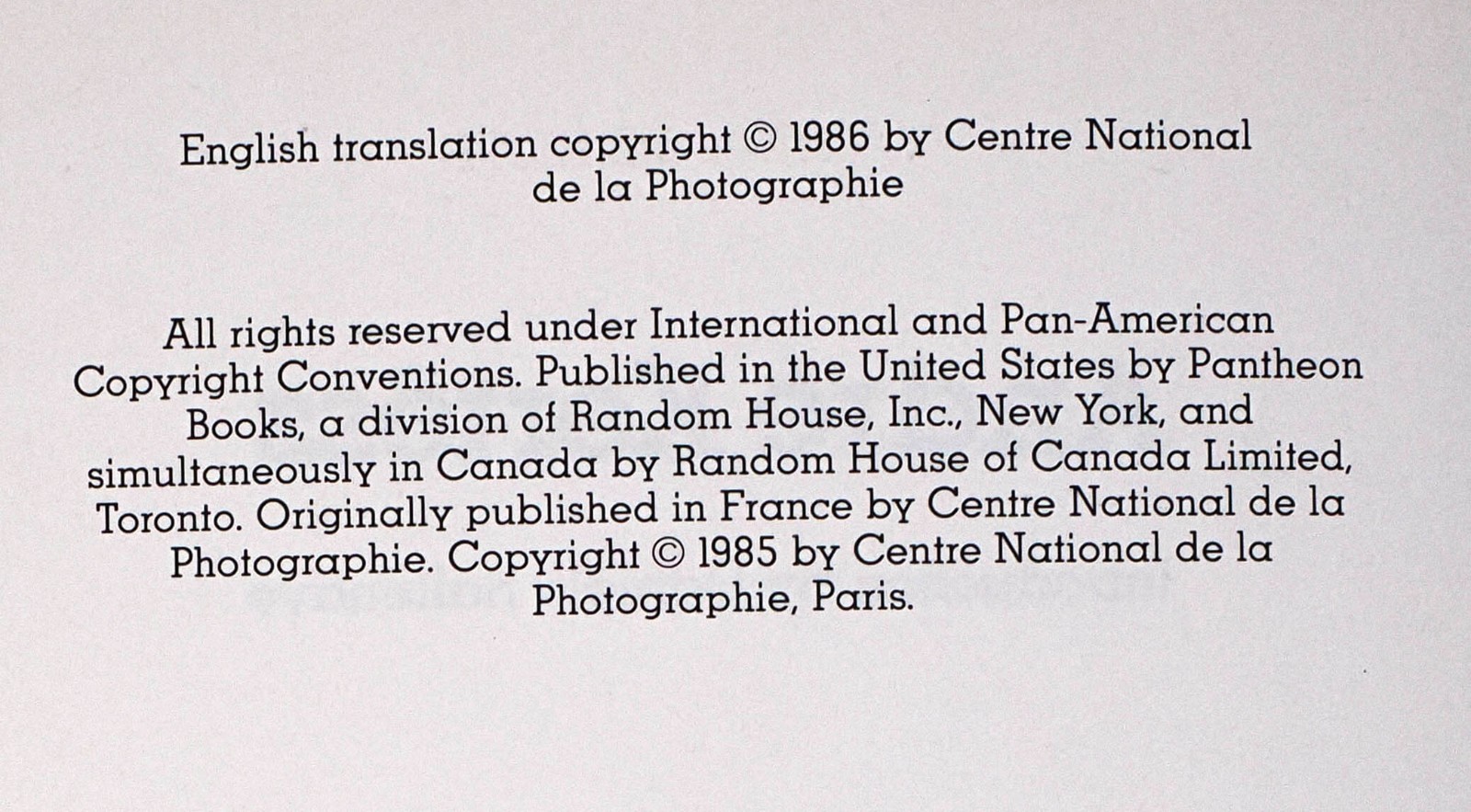 1986 André Kertész – Photography Pantheon Photo Artist 1st American Edition
