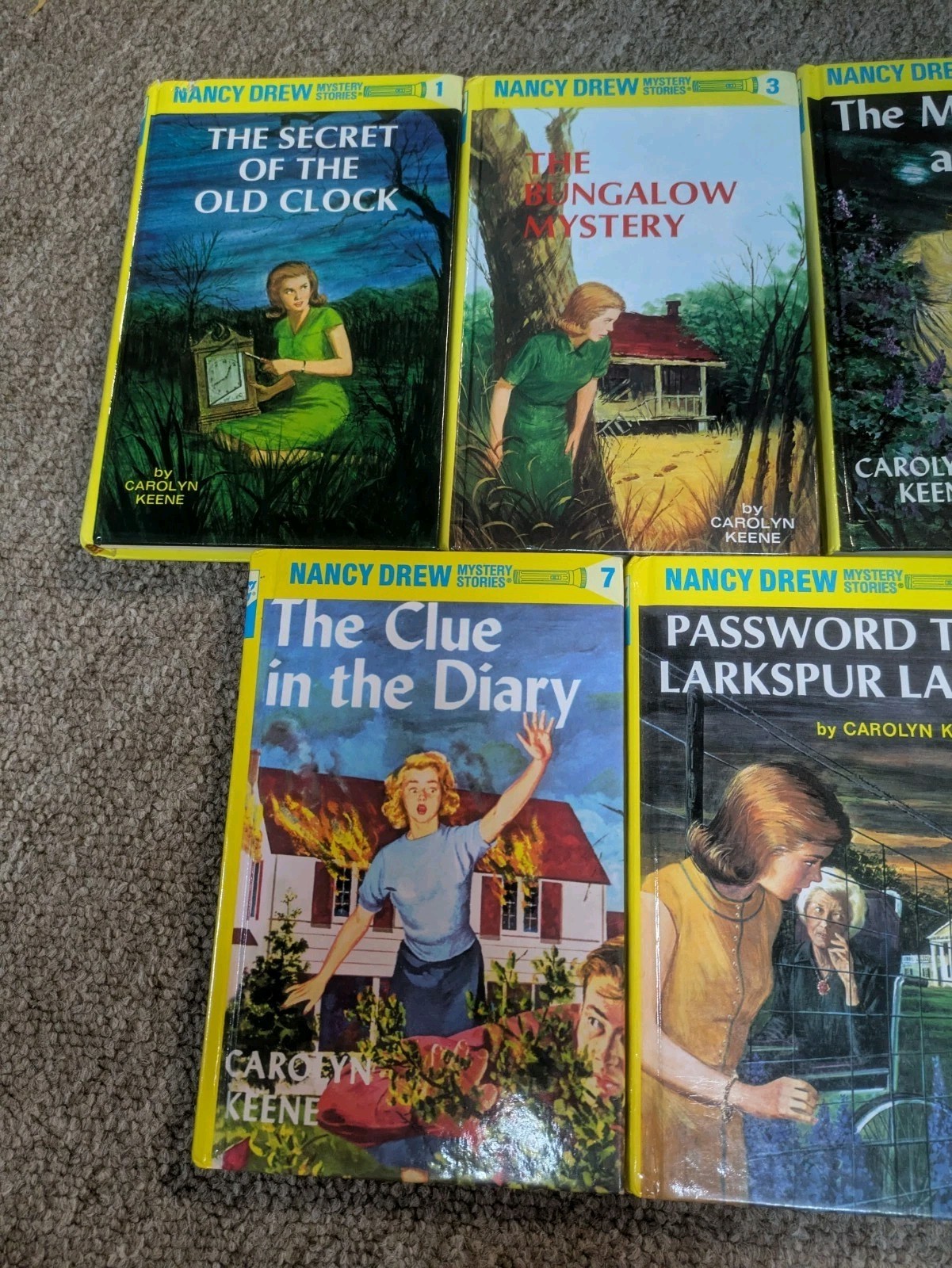 Lot Of 7 Nancy Drew Books – 1990s & 2000s – Keene – #1, 3, 4, 6, 7, 10, 25 EC!!!