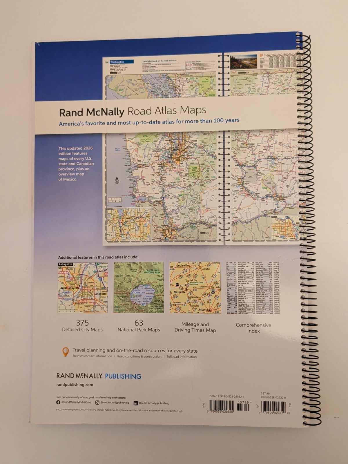 2026 Rand McNally Road Atlas & National Park Guide Other by Rand McNally