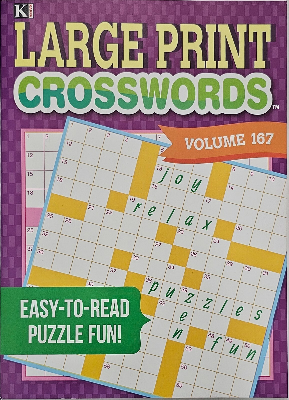 Kappa Large Print Crosswords Puzzle Books, 32 Different Volumes to Select U-PICK