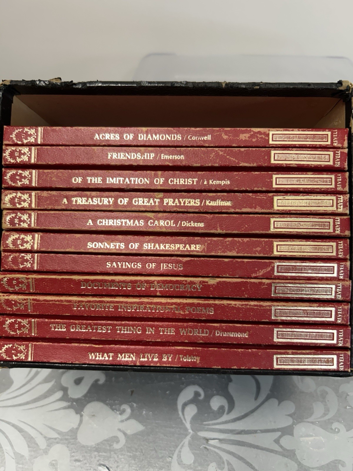 Vtg Pocket Size Classic And Religious Books FLEMING H. REVELL Co 1960 Lot Of 11