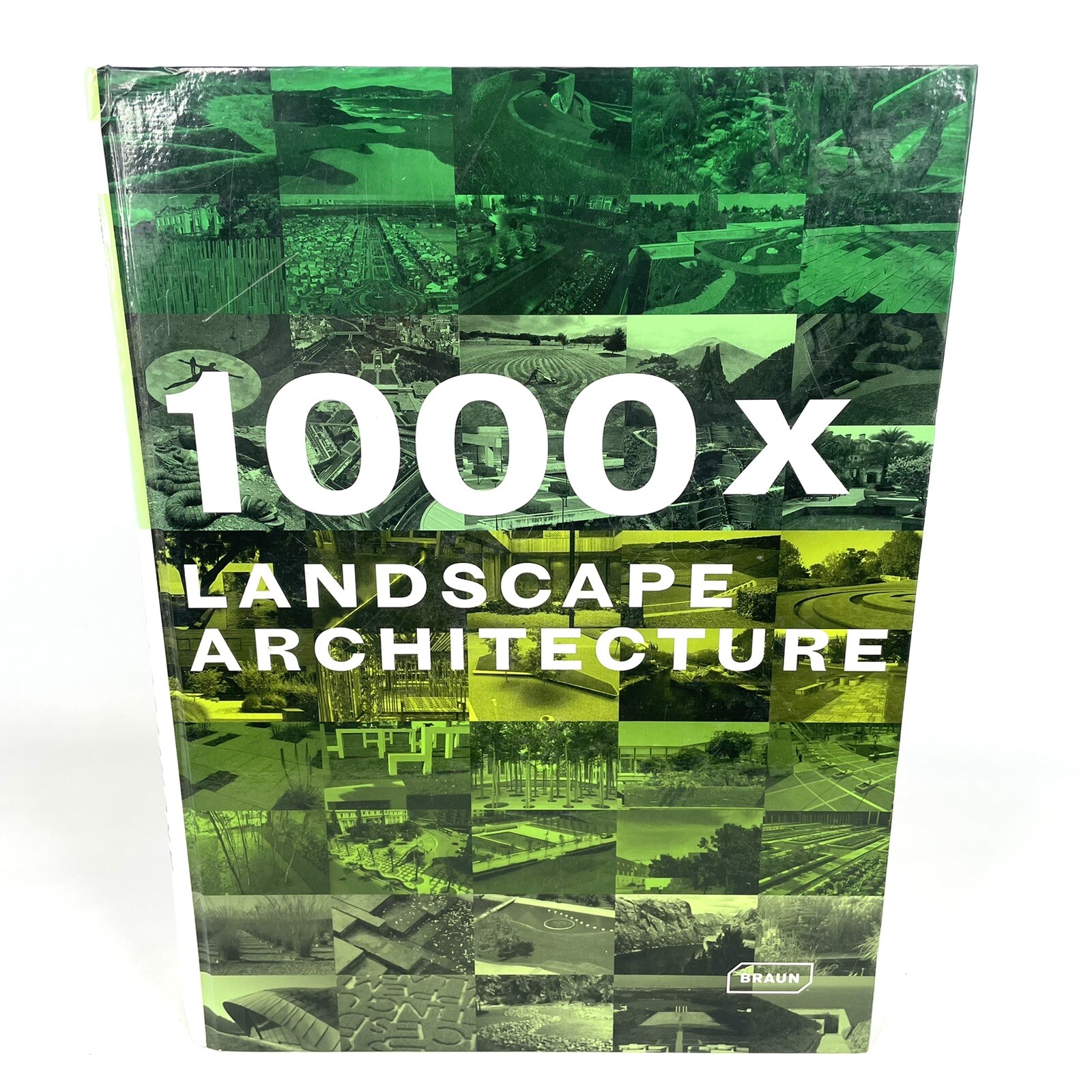 1000 x Landscape Architecture by Braun Braun Publishing 2009 Hardcover Book