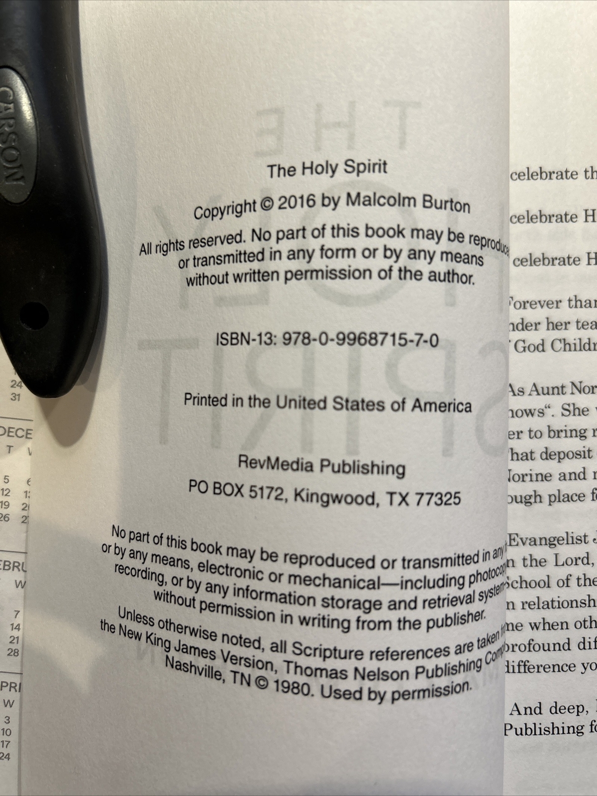 The Holy Spirit – Malcolm Burton – 2016 – 126 pages – Paperback