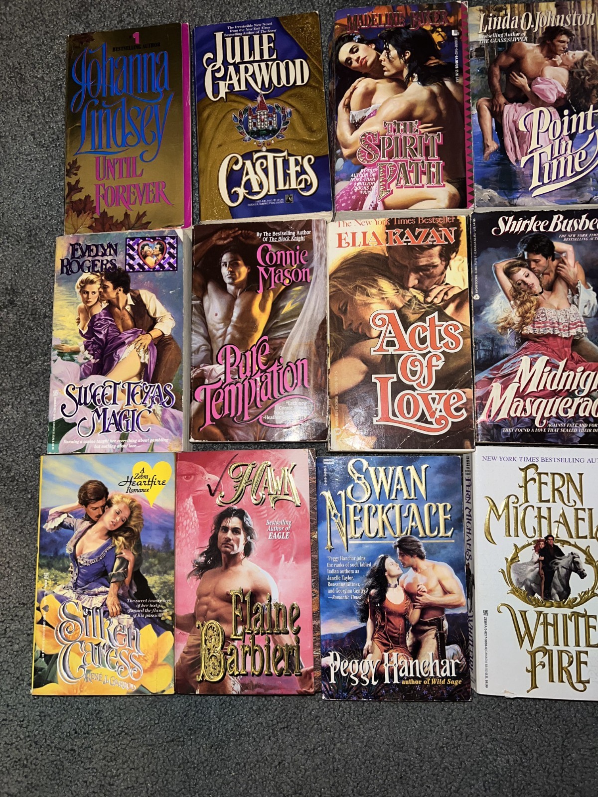 Vintage Romance Novels Lot Of 20 1980’s 1990’s 2000’s Paperbacks Books Lot