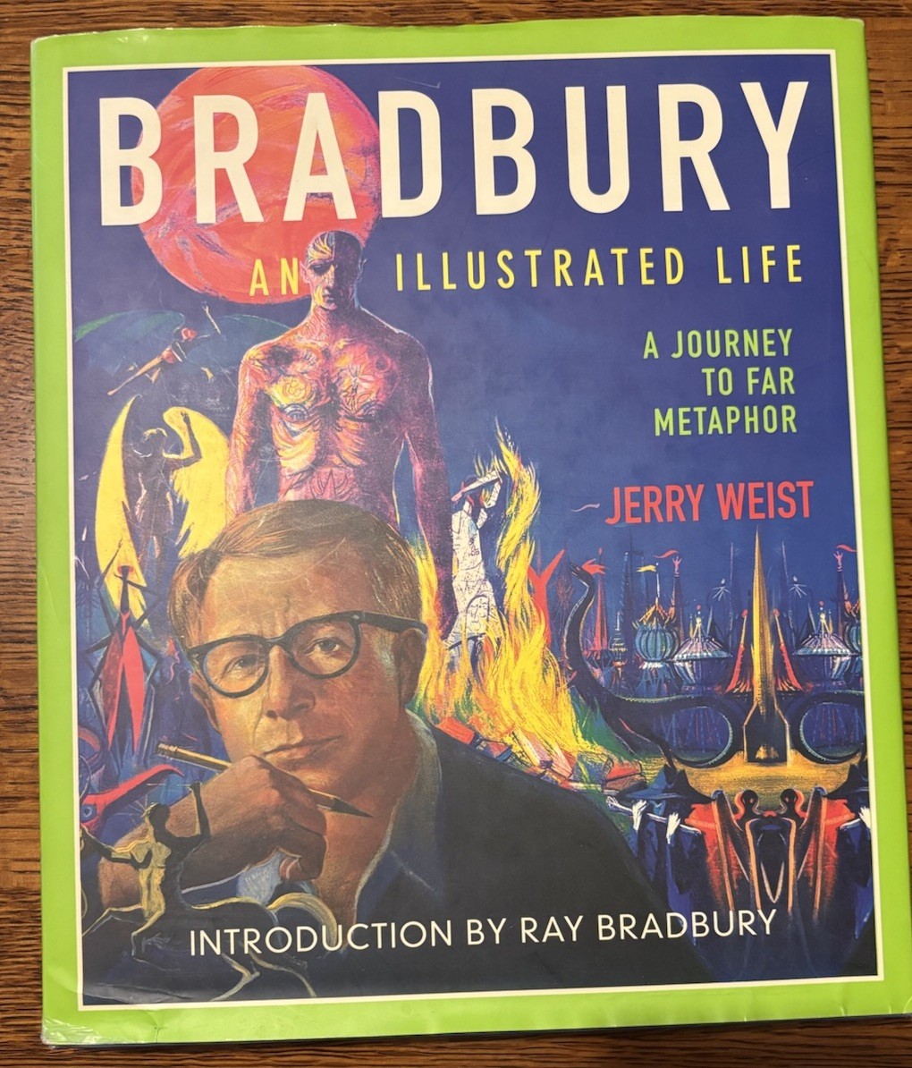 Signed Ray Bradbury An Illustrated Life First Edition HC DJ Jerry Weist 2002