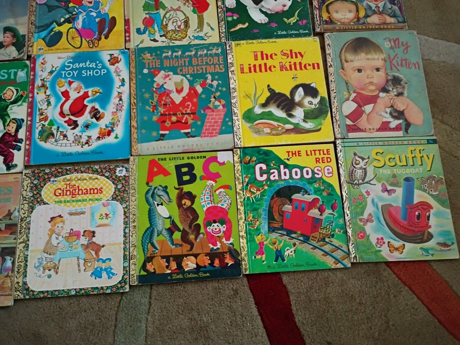 Lot of 33 Little Golden Books Vintage 1940’s To 1980’s Fair Condition