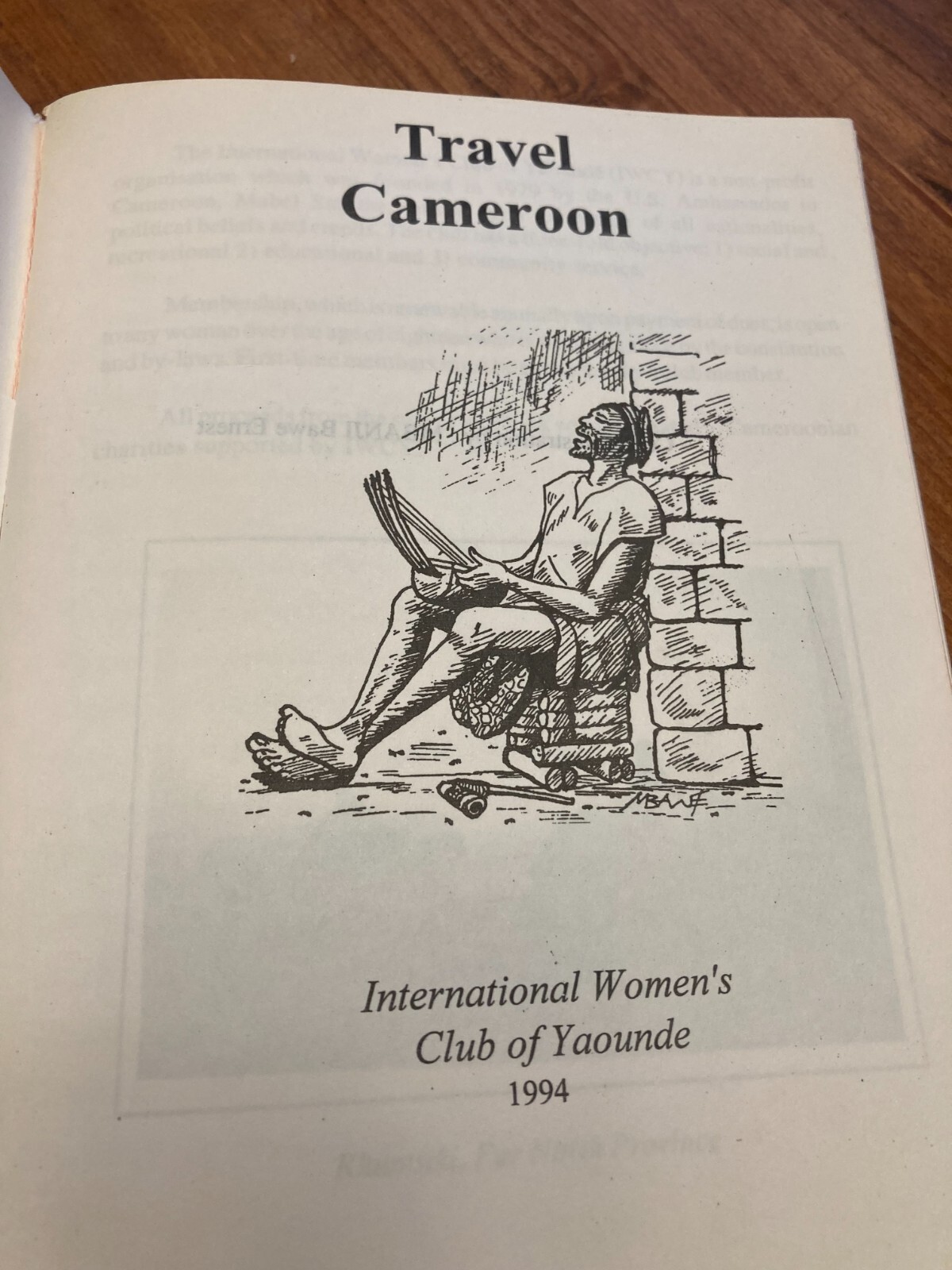 Travel Cameroon – vintage travel book – free shipping