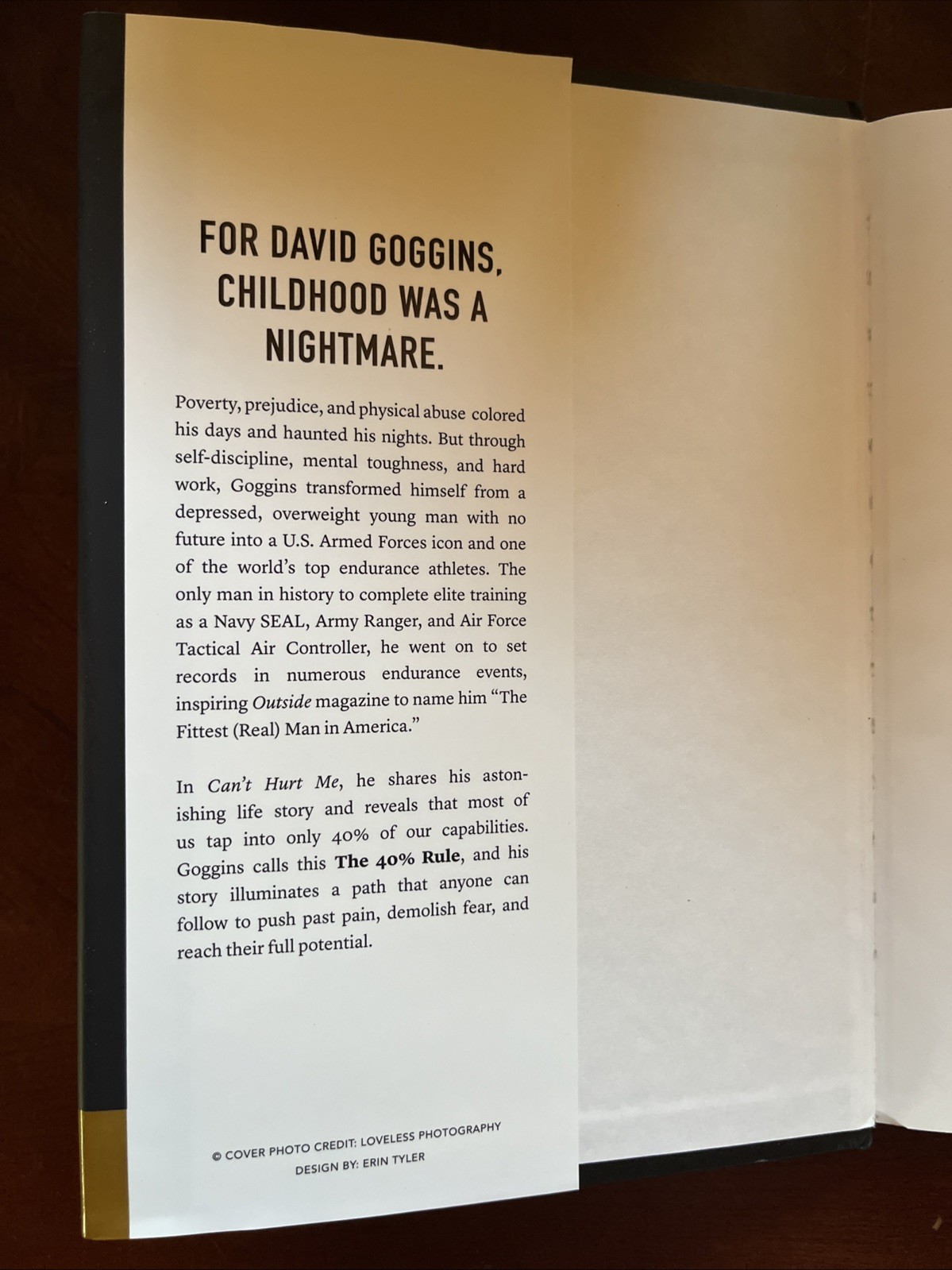 Can’t Hurt Me by David Goggins (2018, Hardcover, First Edition/1st Printing)