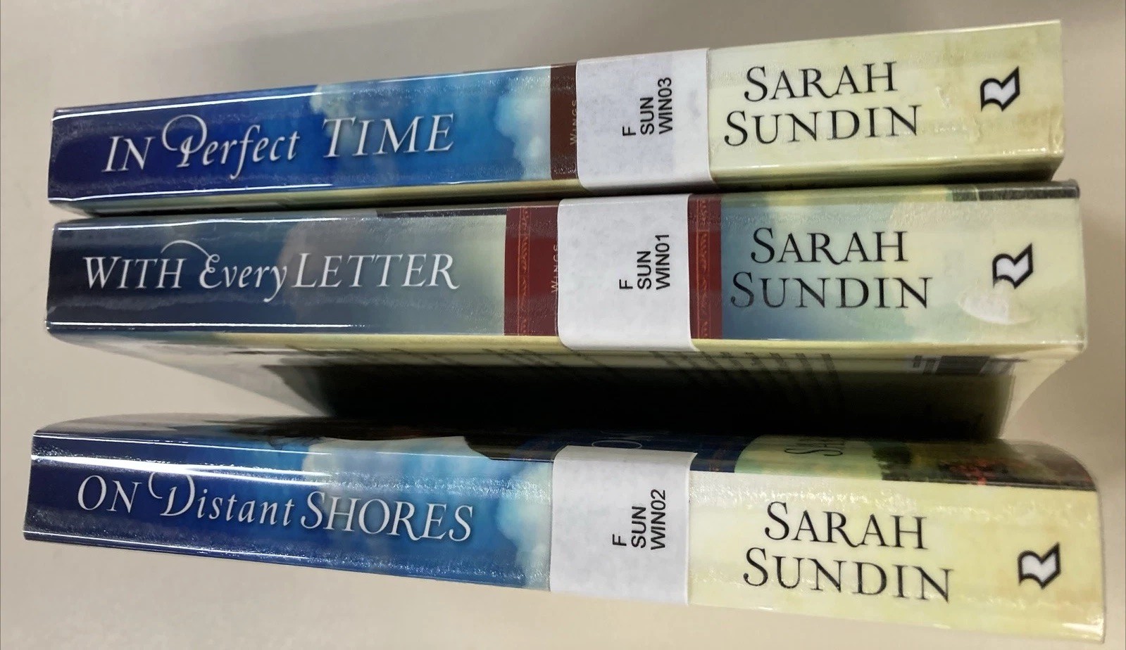 Wings of the Nightingale Series lot of 3 Sarah Sundin 2014 Revell Ex lib Good