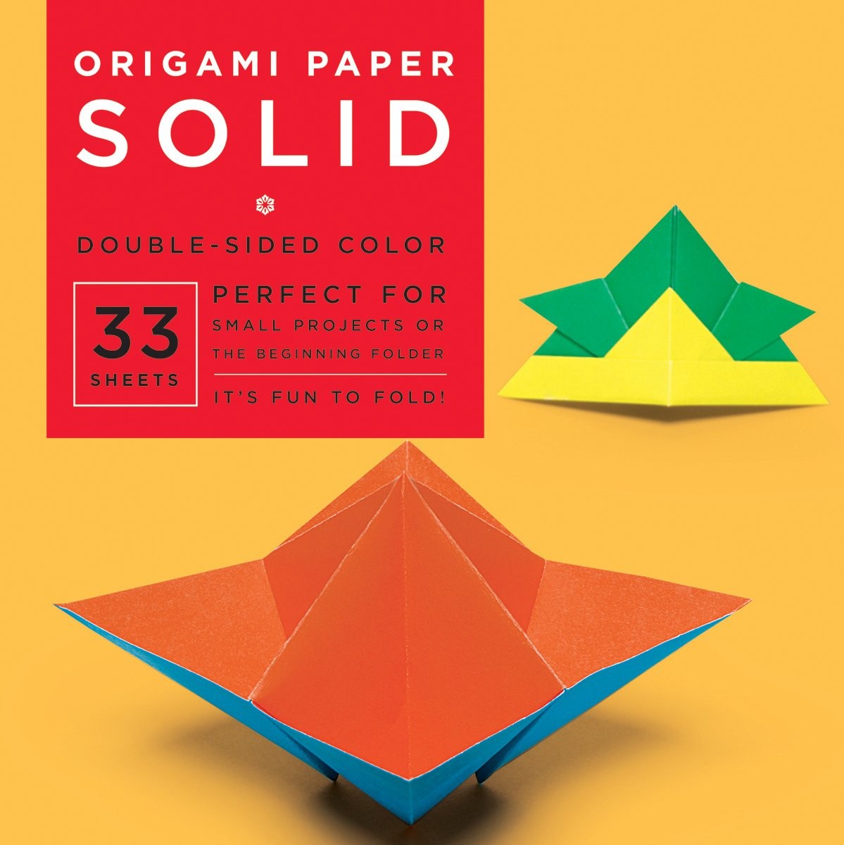 Origami Paper – Solid Colors – 6 3/4″ – 33 Sheets: Tuttle Origami Paper: High-Qu