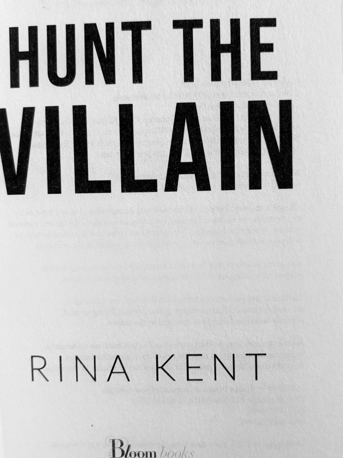 Villain Series First Print Trade PBKs (#1 & #2) by Rina Kent w/licensed Art