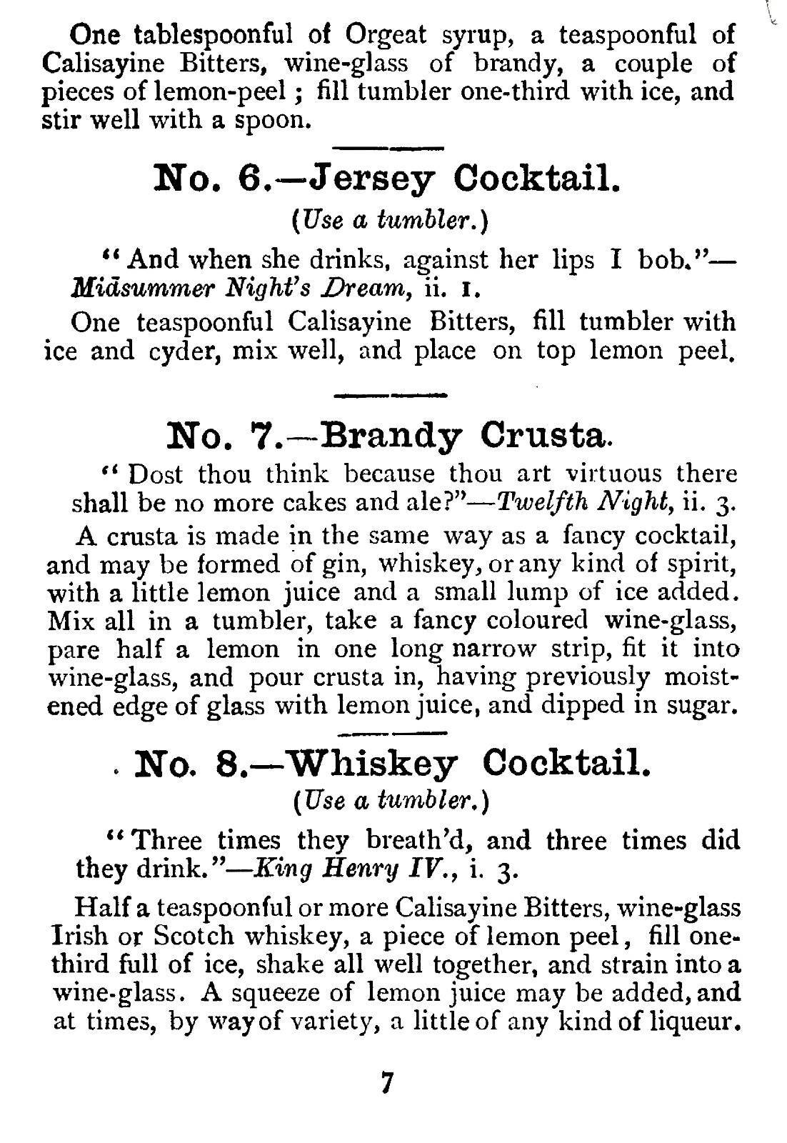 Drinks And How To Make Them “1880” 32 Pages