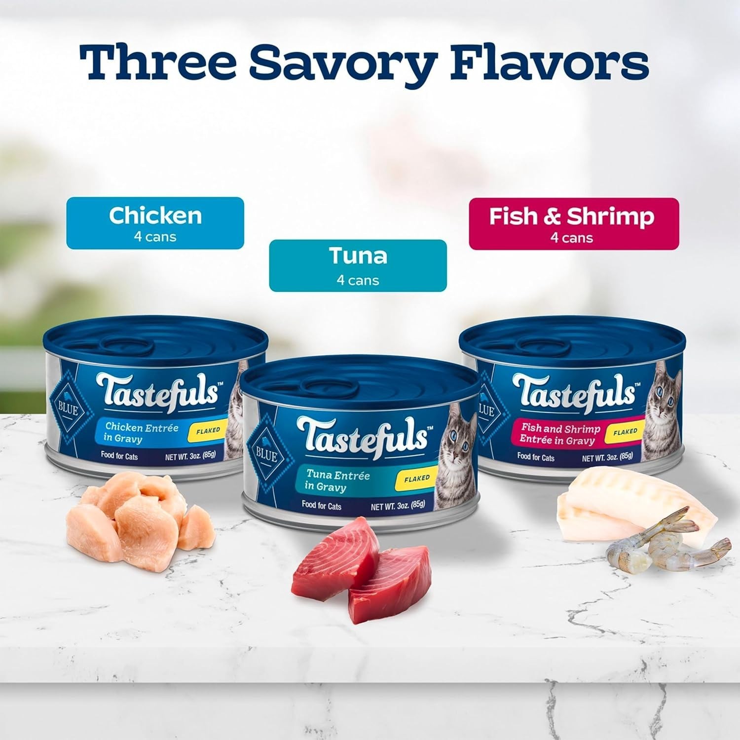 Blue Buffalo Wet Food – 12 pack Made with Natural Ingredients 3-oz Cans