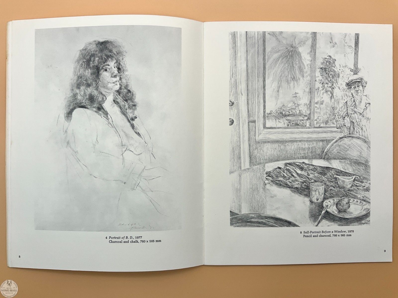 Vintage Joyce Wahl Treiman Hand Signed Art Book with Exhibition Catalogues