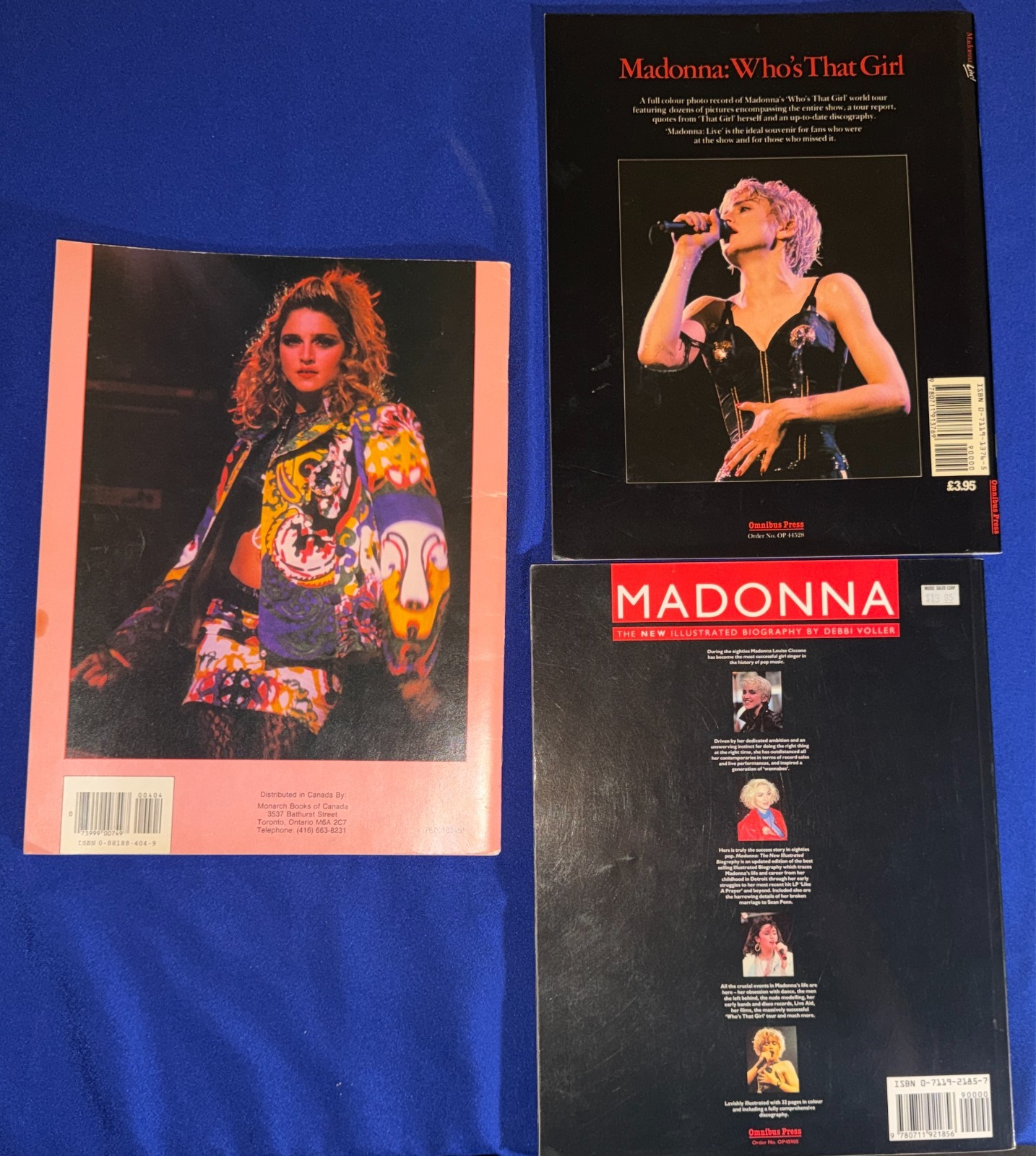 LOT-1980s VTG Madonna BOOKS Nudes/Anabas/Live/In Quotes/IMPORTS Superstar Photo