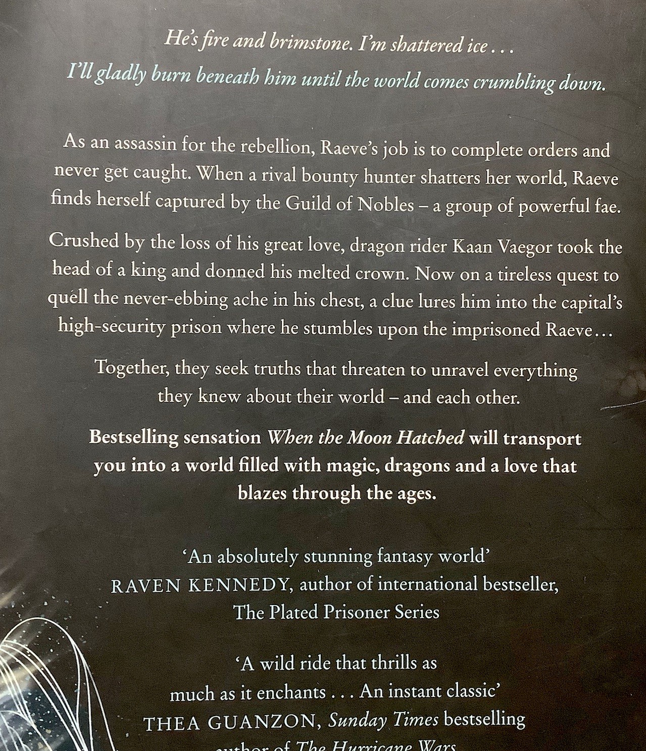 When the Moon Hatched Book Romance Dragons Magic Fantasy 2024 Sarah A. Parker