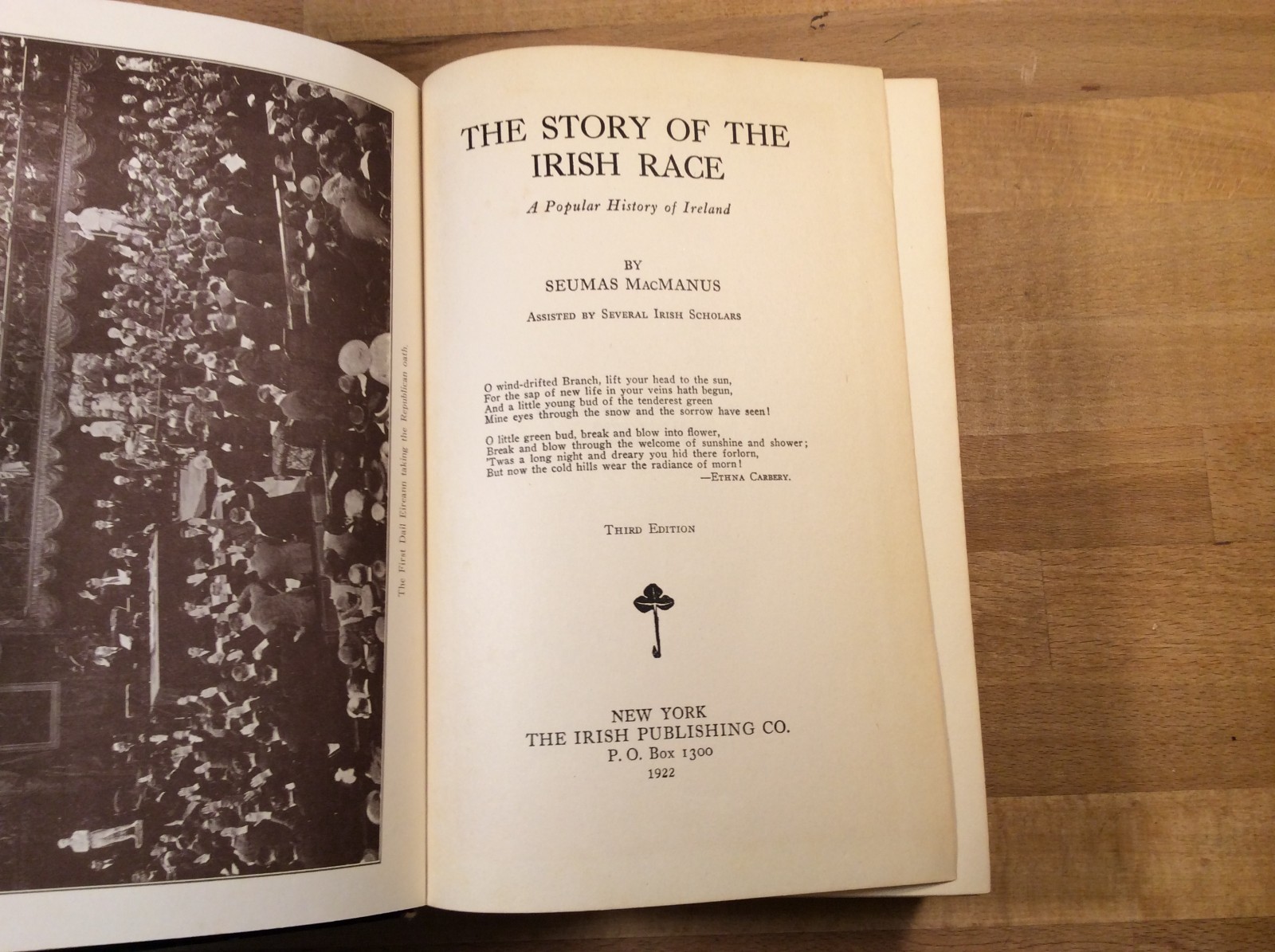 The Story of the Irish Race, Seumas MacManus, 1922 Hardcover, 3rd Edition