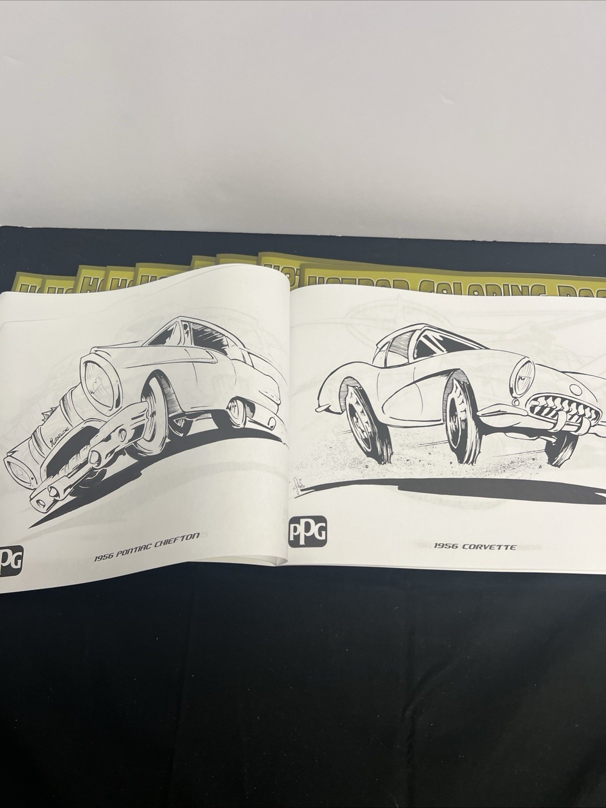 2016 PPG Industries-Hot Rod Coloring Book By SQUINDO- 30 Pages