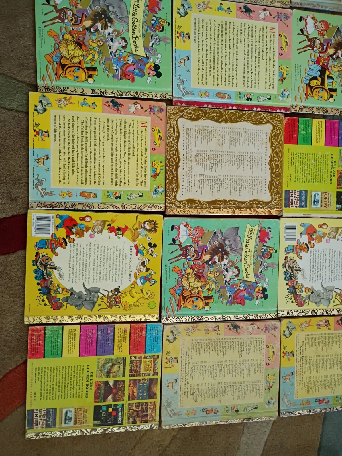 Lot of 33 Little Golden Books Vintage 1940’s To 1980’s Fair Condition