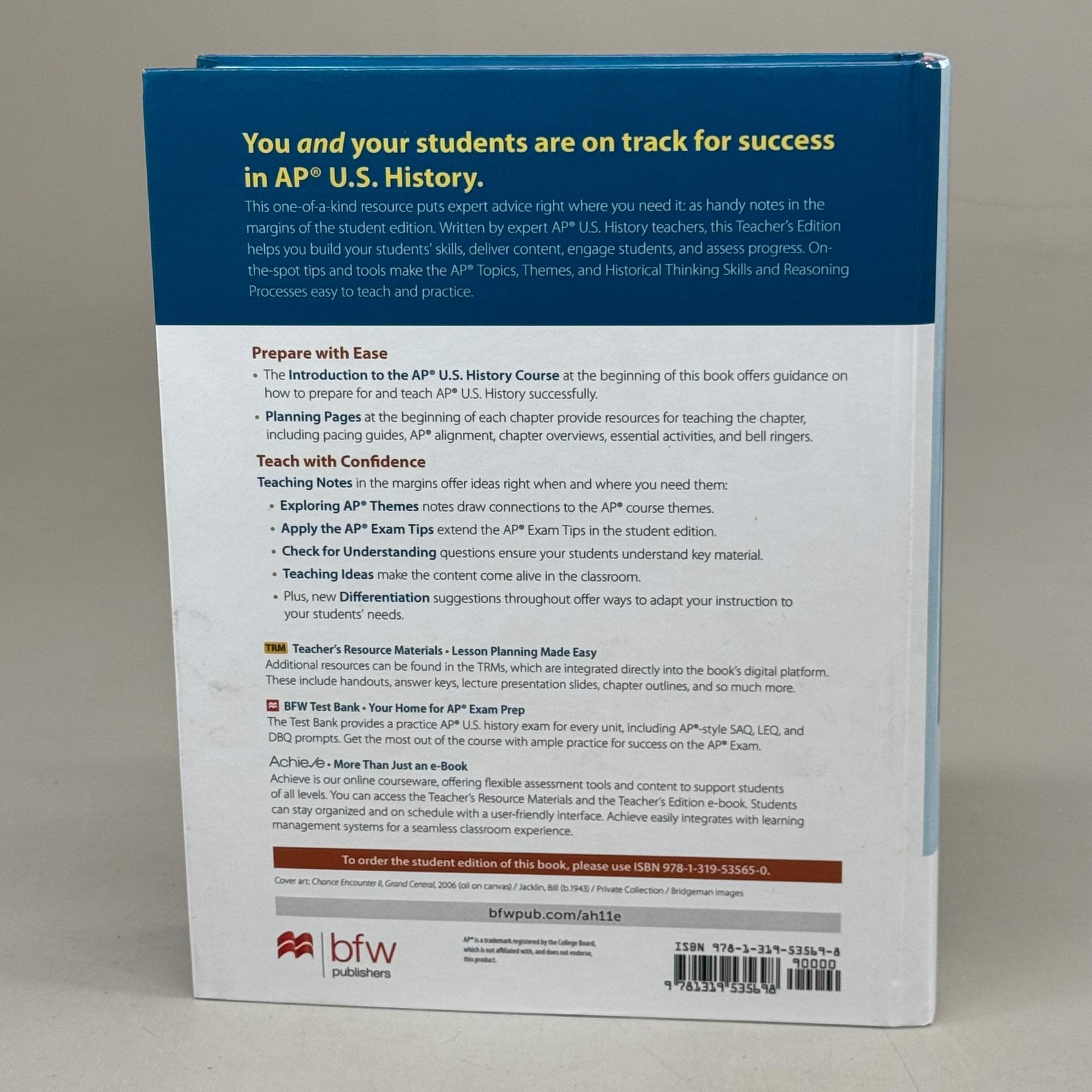 BEDFORD/ST. MARTIN’S Americas History for the Ap Course Teachers Edition Eric Hi