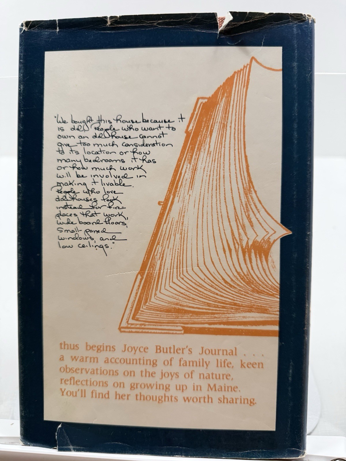 Pages from a Journal Joyce Butler SIGNED 1976 HC/DJ Maine Kennebunk Memoir