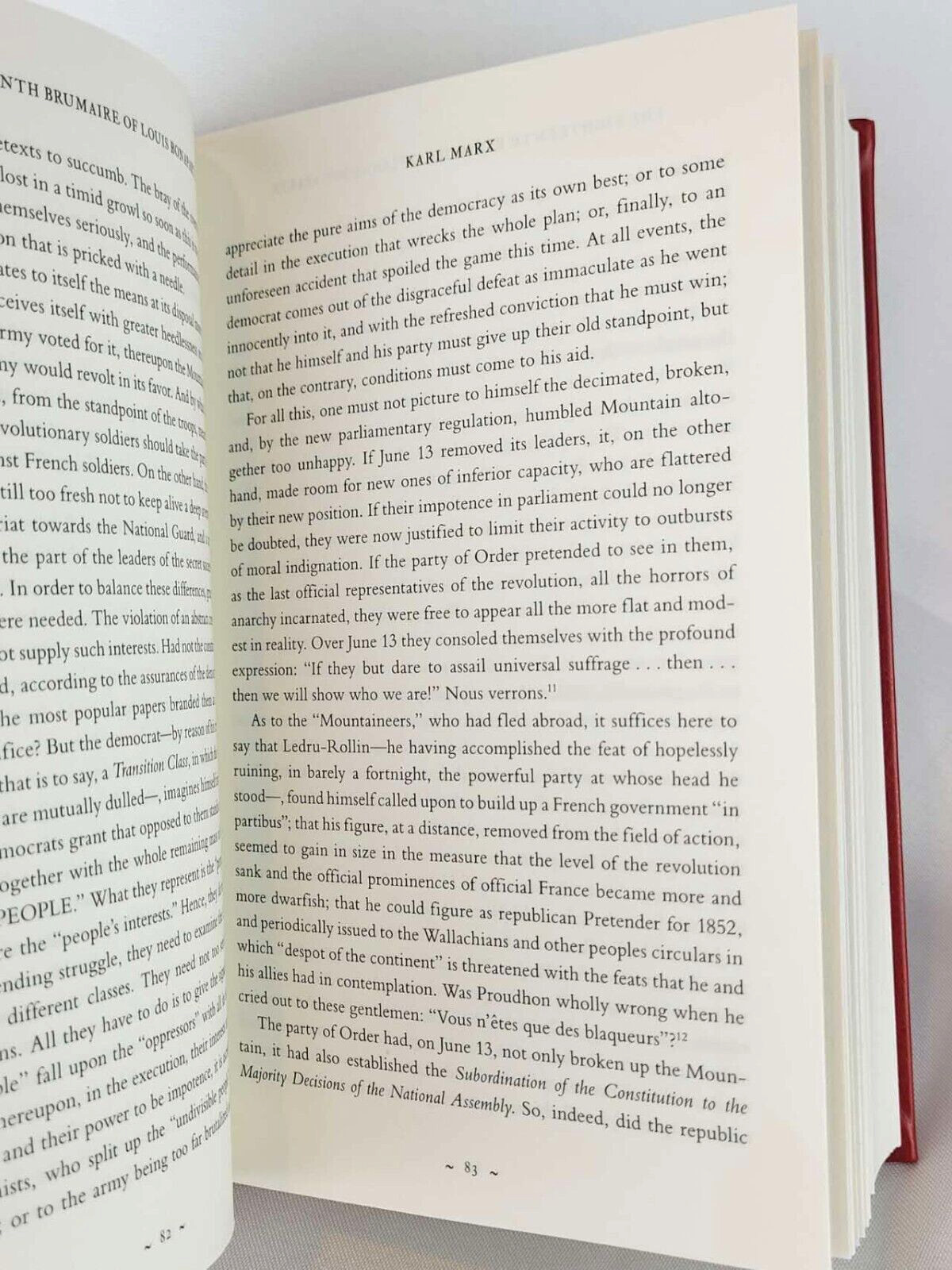 THE COMMUNIST MANIFESTO & Other Works by Karl Marx Faux Leather Flexi Bound NEW