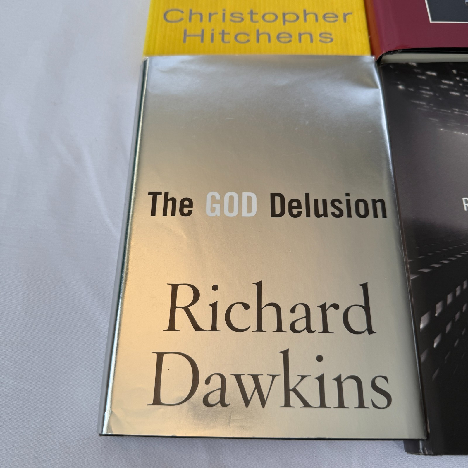 ATHEIST BOOK LOT 4 RICHARD DAWKINS CHRISTOPHER HITCHENS PASCAL BOYER STEVE ALLEN