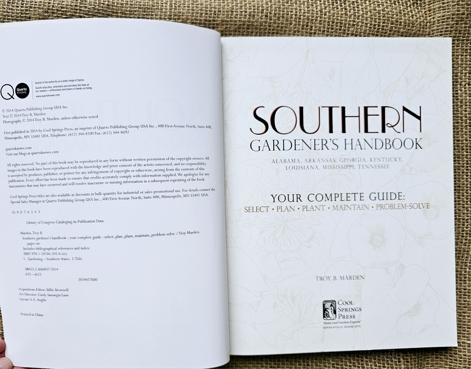 New Southern Gardeners Handbook Your Complete Guide By Cool Springs Press…