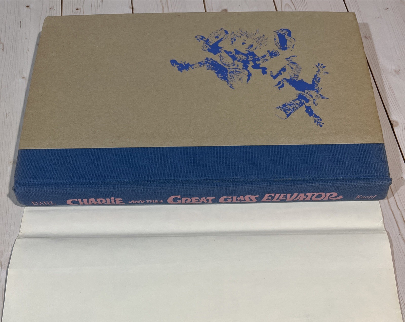 Charlie And The Great Glass Elevator By Roald Dahl – 1972 HCDJ Fifth Printing