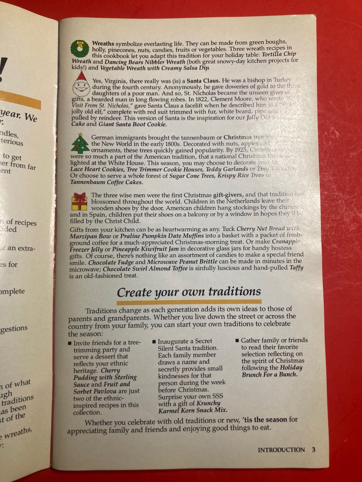 PILLSBURY HOLIDAY BAKING RECIPES COOKBOOK 96 PAGES 2000 COOKIES SPRITZ CHRISTMAS