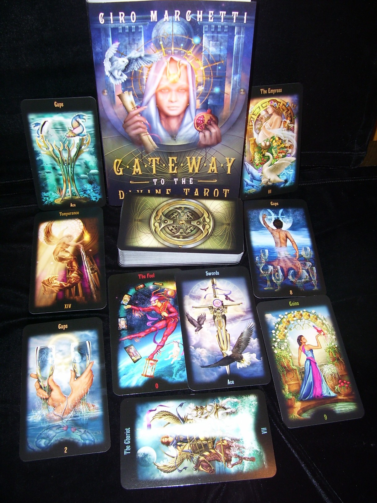 NEW! LEGACY OF THE DIVINETAROT CARDS & BOOK ORACLE MAGNETIC CLOSURE BOX